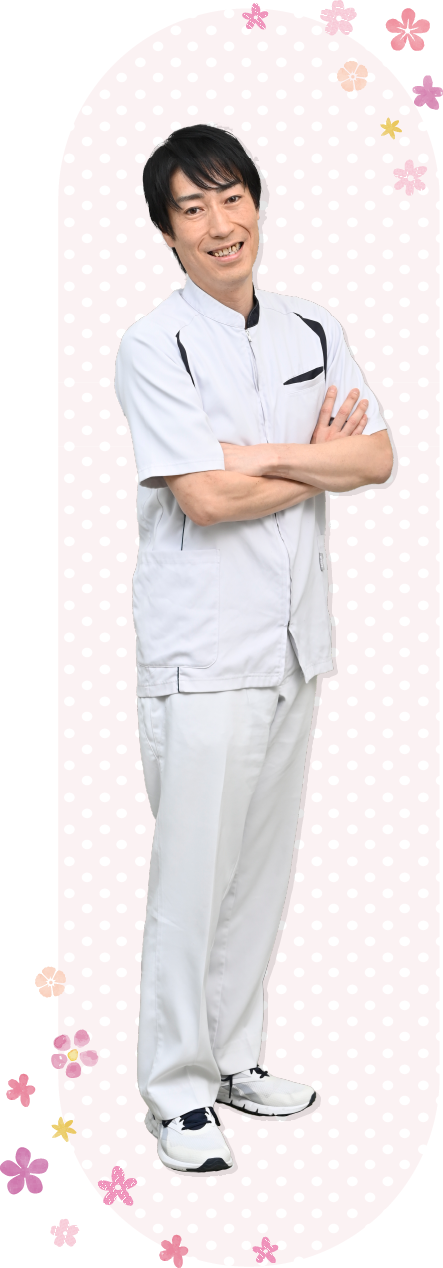 画像:副看護部長 男性看護師 Mさん